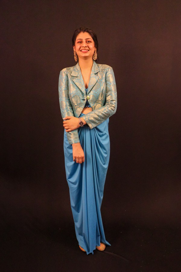 Sapphire
													Fusion Draped Set